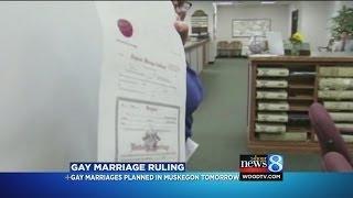 Same-sex marriage license planned in Muskegon County