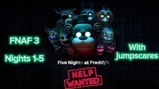 FNAF VR  FNAF 3 Nights 1-5