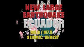 3182023 -- Large M6.9 M6.7 earthquake strikes Ecuador South America -- 7s spread as expected
