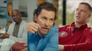 Uber Eats Commercial 2024 Matthew McConaughey Christian McCaffrey Jerry Rice Ad Review