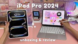 NEW iPad Pro 2024 Unboxing & Review ️‍ Apple Pencil Pro Magic Keyboard iPad Pro M4