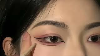 How to Draw Eyeliner easy way  TikTok douyin makeup