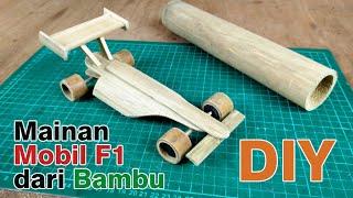 Cara Membuat Mainan Bambu Mobil F1 Mudah Sekali  Mainan Bambu  Rbrain Project