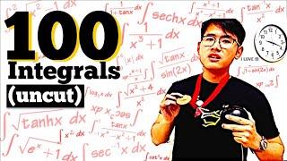100 integrals world record?