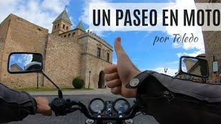 RUTAS EN MOTO Conduciendo por el casco histórico de Toledo