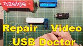 Repair Video Reparaturversuch USB Doctor 7 Segment LED Anzeige ist viel zu dunkel zum ablesen