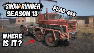 New SnowRunner Season 13  How to get PLAD 450  Upgrade Locations  Overview