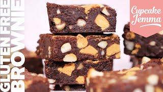 Ultimate Gooey Brownie with Caramelised Chocolate and Macadamias. GLUTEN FREE  Cupcake Jemma