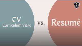 Curriculum Vitae vs. Resume Whats The Big Difference?