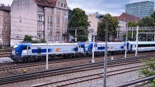 GIANT OneWay & duet lokomotyw elektrycznych Newag Griffin EU160-024 EU160-036 PKP INTERCITY #Gdańsk