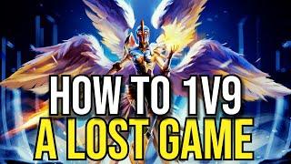 HOW TO 1V9 A LOST GAME WITH KAYLE