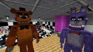 Minecraft FNAF Universe Mod Creative  Building Freddys First Huge Location S4 #3