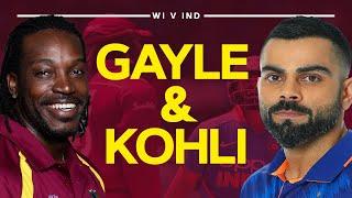 Chris Gayle and Virat Kohli GO BIG  Cricket Batting Superstars  West Indies v India