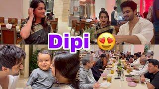 Dippi In Saree Ma Sha Allah  Ruhaan enjoyed ammis birthday dinner Shoaib Ibrahim  vlog