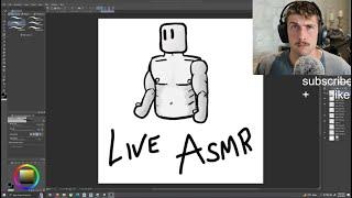 LIVE ASMR Drawing Art For My Game