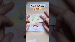 Emoji Infinito de papel. #emojiinfinito #dibujoinfinito #creatividad