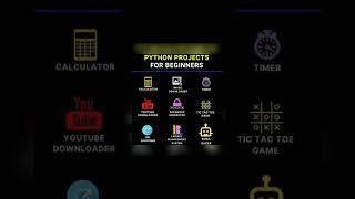 Python Projects For beginners #shorts tiktok coderpython