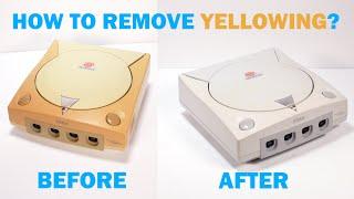 How to remove yellowing from old plastic retrobright the BEST method