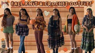  Styling Fall Outfits w My Knit & Crochet Pieces