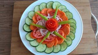 Simple and Easy Salad Decoration