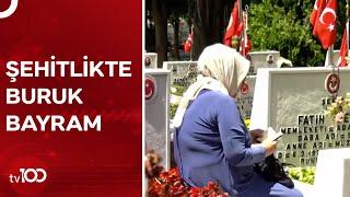 Şehit Aileleri Edirnekapı Şehitliğinde  TV100 Haber