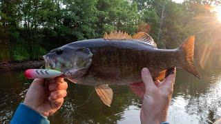 River Smallie Fishing  Topwater Kayak Fishing