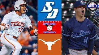 San Diego vs #16 Texas Highlights CRAZY GAME  2024 College Baseball Highlights