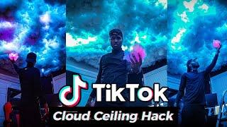 Amazing Tiktok Cloud Ceiling  Easy Setup DIY 2023 #cloudceiling #diy #tiktok