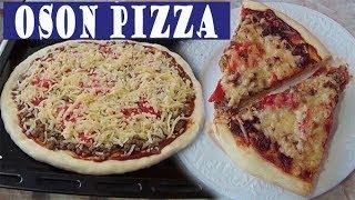 OSON PIZZA TAYYORLASH HAMMA TAYYORLASHI MUMKIN   ПИЦЦА ДОМАШНЯЯ. ВКУСНЫЙ ПРОСТОЙ РЕЦЕПТ ПИЦЦЫ