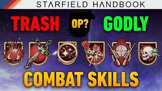 Starfields Most BROKEN Skill  Combat Skills Analysis & Tier List  Starfield Handbook