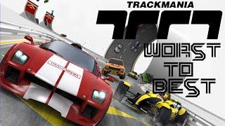 Ranking EVERY TrackMania Game From WORST TO BEST Top 7 Games