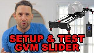 THE BEST AFFORDABLE CAMERA SLIDER ON THE MARKET SET UP & EXAMPLES OF GVM SLIDER w SHORT FILM