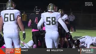 North and South Dakota Football Highlights  Varsity Sports Live  MonthDayYear