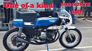 The only known existing Rob North Triumph 500 twin