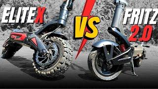 ️DAS DUELL IOHawk EliteX vs. Trittbrett Fritz 2.0  THE WINNER IS? #escooter #iohawk #trittbrett