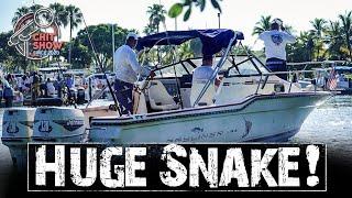 15 Foot Python Tried to Attack Me  Boat Ramp Nightmare  Chit Show