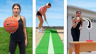 Sister Trick Shot Race