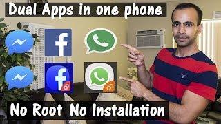 How to Install 2 WhatsApp Facebook in one Samsung Phone