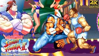 Super Street Fighter II - T. Hawk Arcade  1993 4K 60FPS