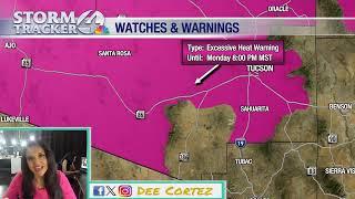 Excessive Heat Warnings across Southern Arizona