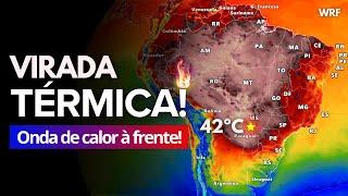 130824 ABRUPTA ONDA DE CALOR PROVOCARÁ UMA GRANDE VIRADA TÉRMICA COM MAIS DE 40ºC