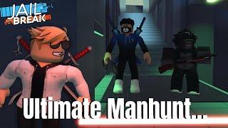 Can I survive a MANHUNT for 400 Robux?  Roblox Jailbreak