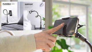 Best phone holder  flexible mobile stand  Flexible phone holder for bed and desk  Gadget Zone