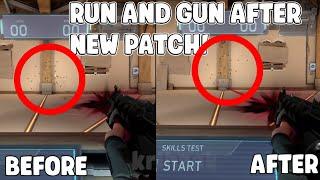 Valorant Run And Gun Before Vs After Nerf SIDE BY SIDE in Patch 6.11