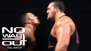 FULL MATCH - The Rock vs. Big Show WWE No Way Out 2000