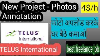 Project  Photos Annotation  TELUS International  Remote freelance jobs