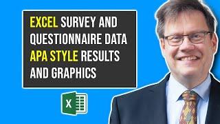 How to create figures in Excel Surveyquestionnaire resultsdata  APA Style graphs