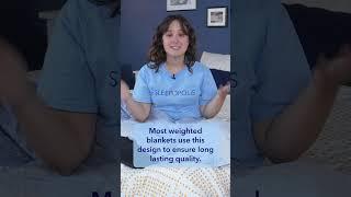 How To Redistribute A Weighted Blanket #shorts