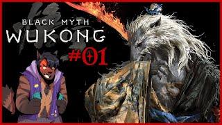 Lets Play Black Myth Wukong part 1 - Bullguard Wandering Wight Guangzhi Lingxuzi