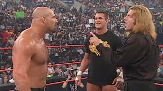 Triple H and Goldberg meet face-to-face for the first time Raw July 21 2003